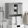 Wall Mounted Shelf Wall Bracket Grey Sonoma 80 x 36 x 80 cm