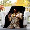 Elvis Flannel Blanket Soft All-Season Throw, Design for Camping, Car Travel, Hiking Sofa, Bed, Office Perfect Gift for Parties