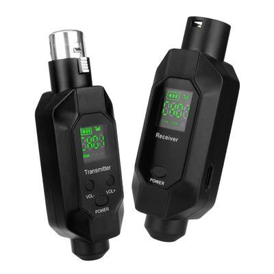 Беспроводной микрофонный передатчик приемник 2,4 ГГц, беспроводная XLR-система, перезаряжаемая, адаптация к аудиомикшеру, без динамического микрофона