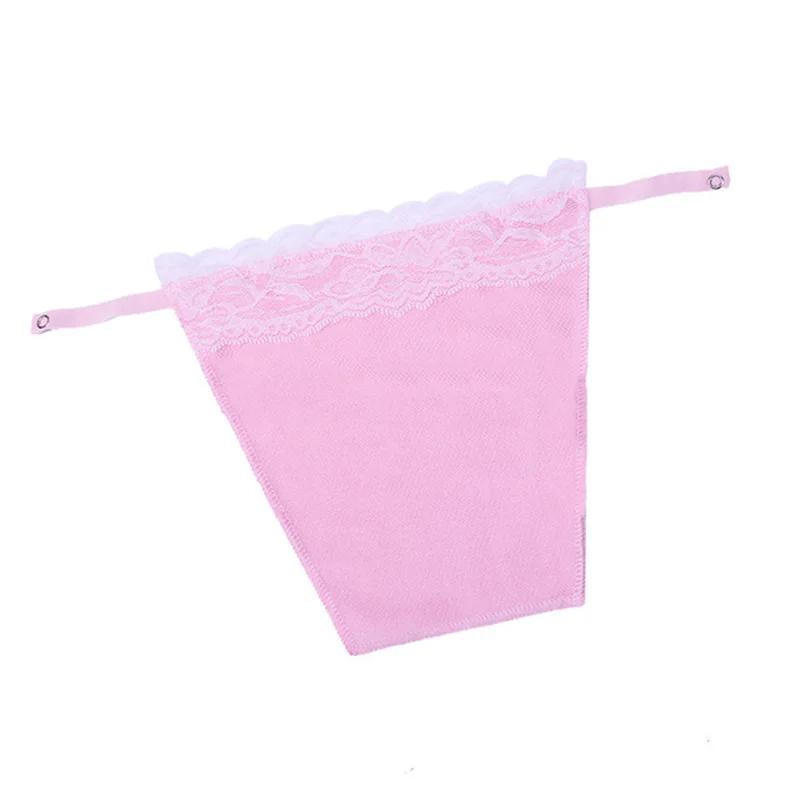 Women Quick Easy Clip-on Lace Mock Camisole Bra Insert Wrapped Chest Overlay Modesty Panel