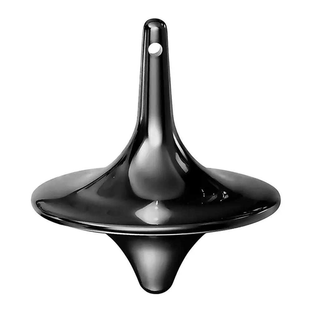 Металлический гироскоп Серебряный ручной вращающийся волчок с кончиками пальцев Маленький циклонный гироскоп Антистрессовые игрушки для детей Подарки