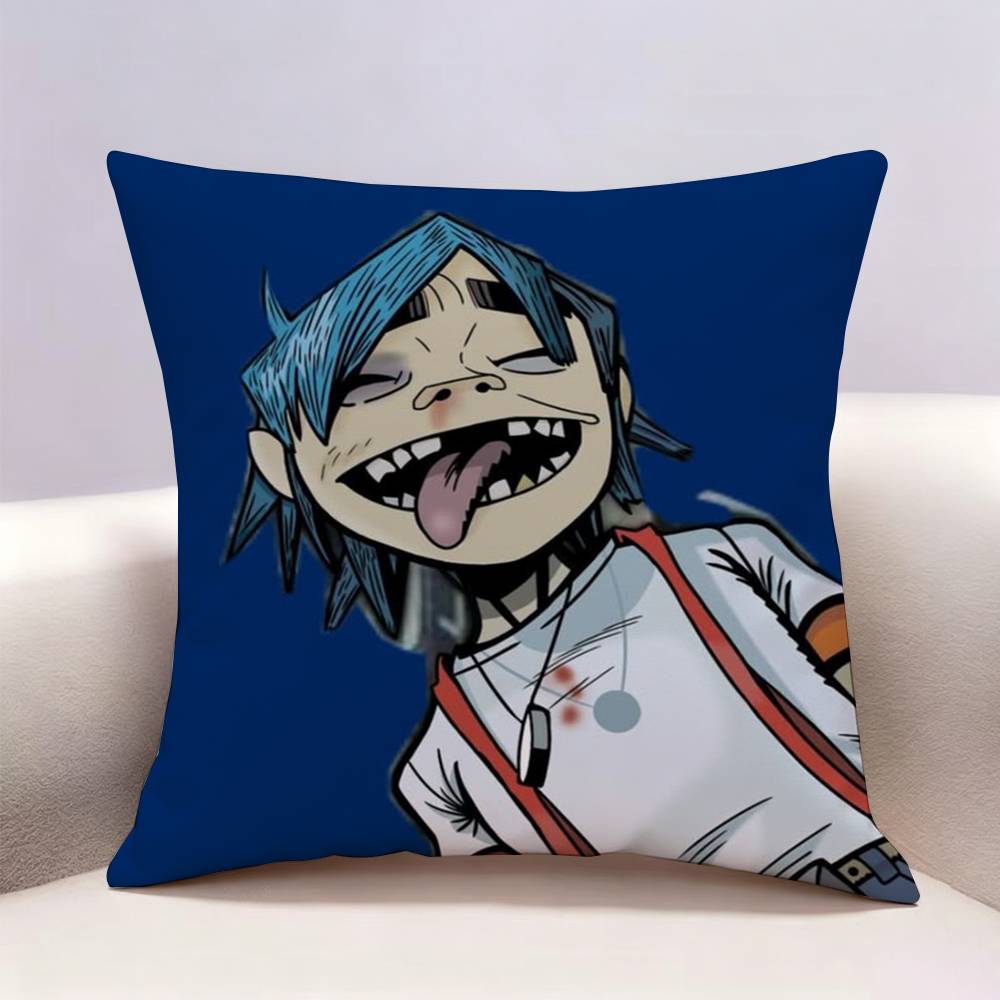 GGorillaz Band Doublesided print Pillow Case for Sofa Living Room Home office Decor Protective Cover