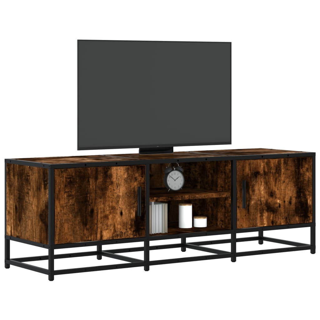 Vidaxl Szafka Pod Telewizor, Przydymiony Dąb, 120X35X41 Cm