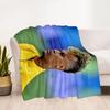 Brazilian Footballer Hairstyle Blanket Soft Warm Cozy Great for Bedding Picnics Couch All-Season Use Warmthful Decor