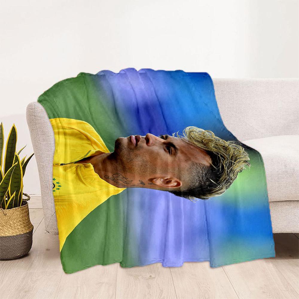 Brazilian Footballer Hairstyle Blanket Soft Warm Cozy Great for Bedding Picnics Couch All-Season Use Warmthful Decor