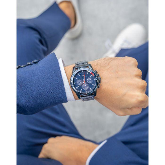 Tommy Hilfiger 1791789 Mason Blue Steel Men's Watch