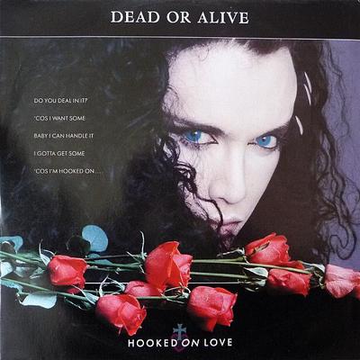 12-дюймовая пластинка DEAD OR ALIVE - Hooked On Love BURNST2 EPIC 1987 UK Танцевальная и Электронная Б/У