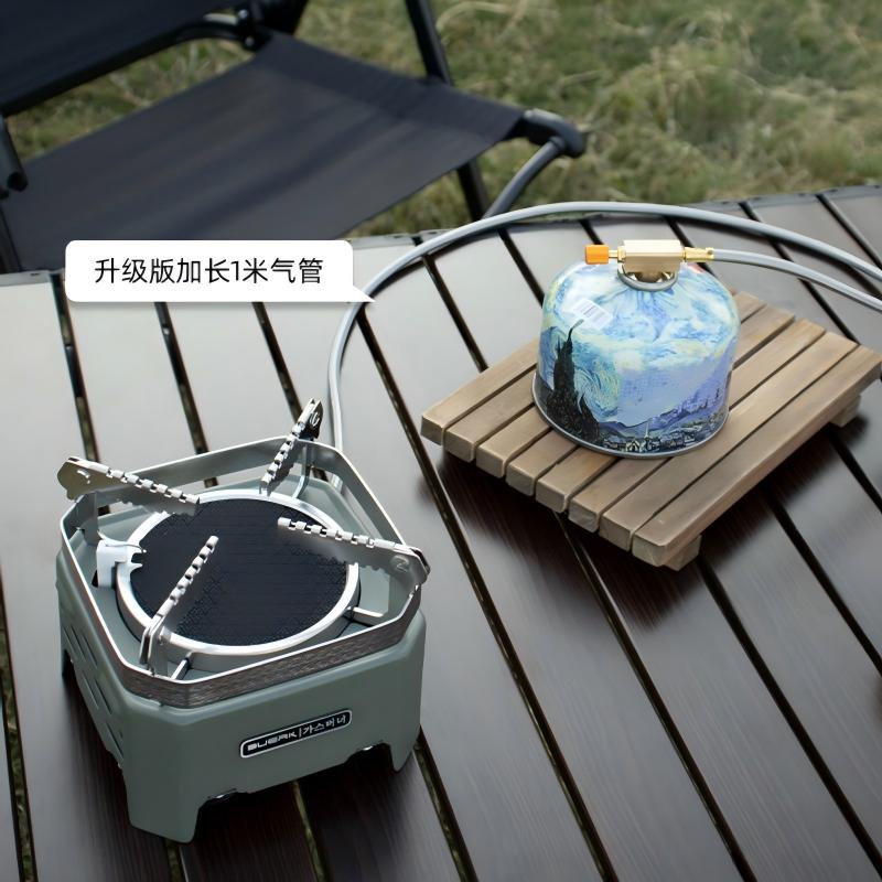Bubik Large Firepower Windproof Energy-Saving Outdoor Camping Infrared Butane Split Cassette Burner with Ignition