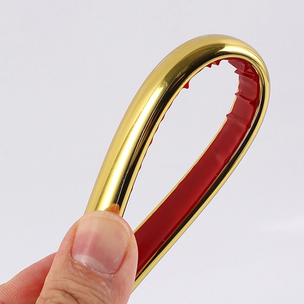 Самоклеящаяся кромка из ПВХ своими руками, полукруглая линия, рамка для зеркала, круговая лента