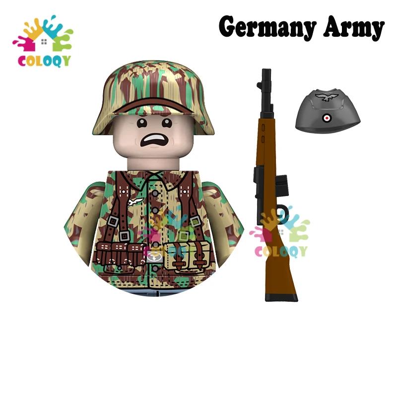 Детские игрушки Наборы WW2 Военные Армейские Конструкторы Советские Американские Китайские Солдаты Мини Фигурки Медаль Игрушки Для Детей Подарки на День Рождения