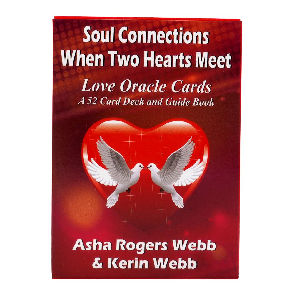 9,3*6,3 см душевные связи, когда два сердца встречаются с любовью, карты Oracle, 52 карты с предсказаниями для пар, разговор на языке любви