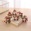 New Christmas decorations wooden faceless old man small pendants Christmas tree pendants 12 wooden box packaging pendants