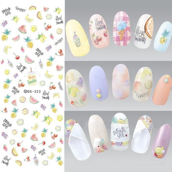 Легкая наклейка для ногтей, креативный дизайн ногтей, красивый