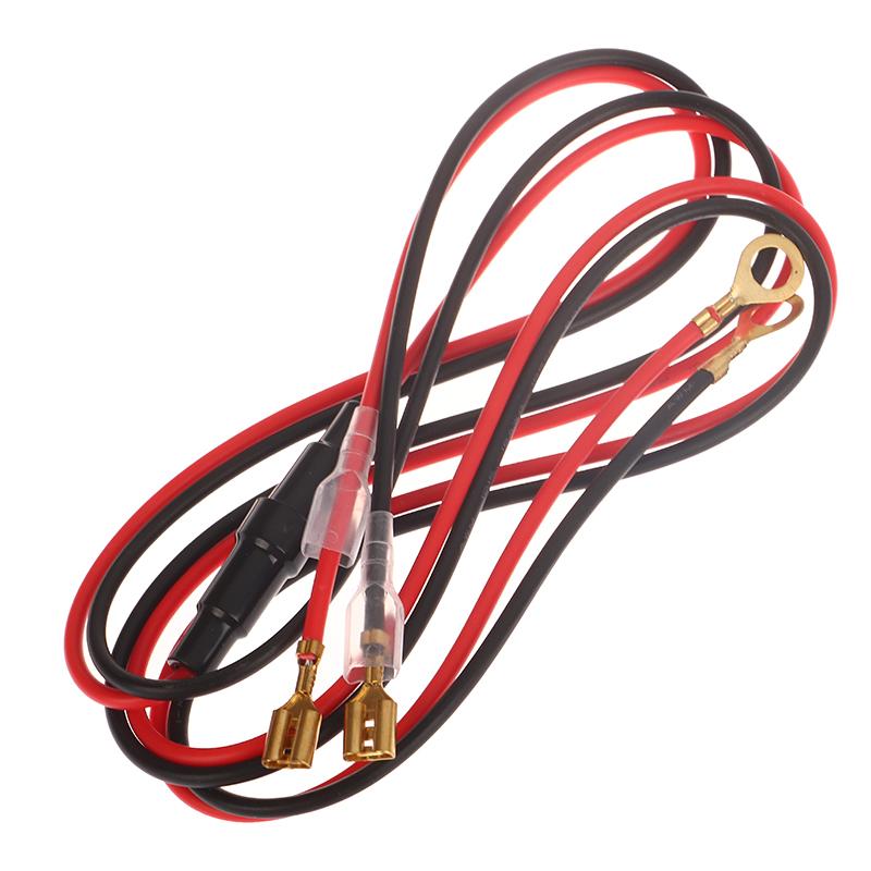 Кабель USB-зарядного устройства 60/100/150 см, жгут проводов прикуривателя с предохранителем 10 А для ремонта автомобиля, морского мотоцикла, квадроцикла, автофургона
