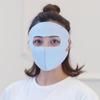 Ice Silk UV Protection Mask Breathable Forehead Protector Daily Sun Protection Mask  Summer