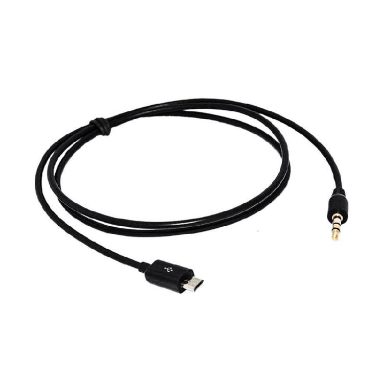 Premium Micros USB to 3.5mm Audios Car Auxs Cable Male to Male for NOTE2 N7100 NOTE3 N9000 Enhances Sound Quality in Car