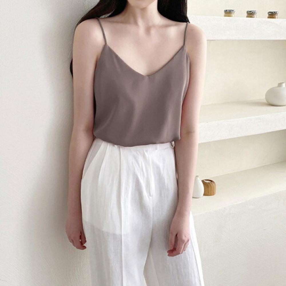 Morris Coming Home Women Basic Adjustable Strap Sleeveless Blouse M2501bl003a