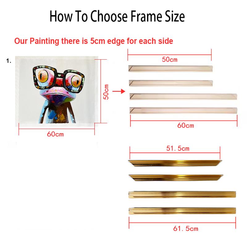 DIY Aluminum Alloy Picture Frame for Canvas Oil Painting - Metal Artwork Decorative Frame for Creative Home Decor