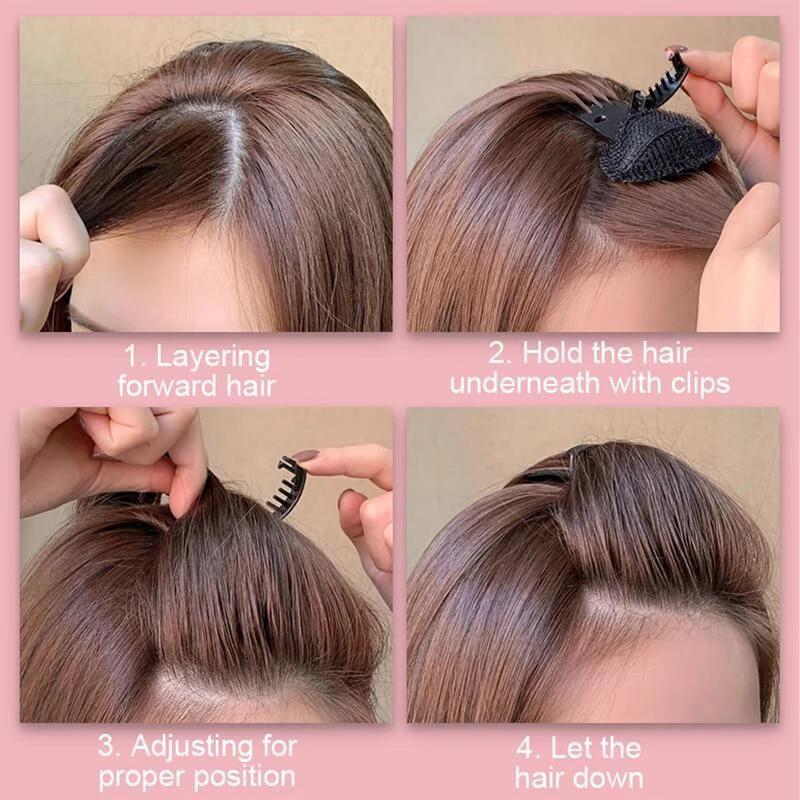 Invisible Fluffy Sponge Hair Clip Front Hair Line Volume Base Puff Cushion Hair Clips Bun Hair Styling Tool Women Hair Accessory