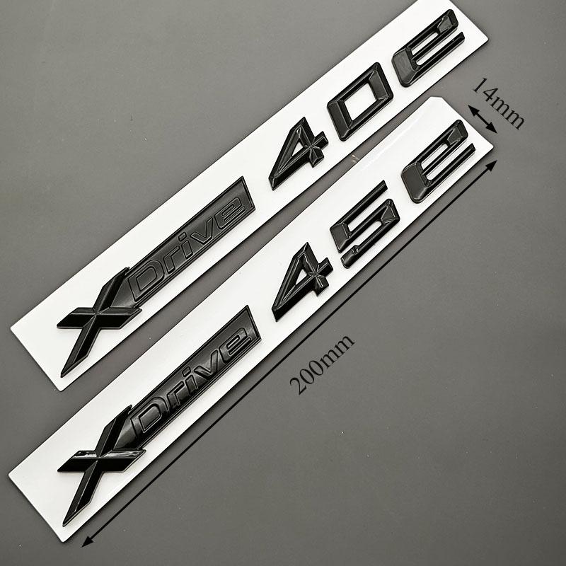 3D ABS Автомобильные Буквы Логотип XDrive 40e 45e Шильдик Задний Багажник Наклейка на Крыло Для BMW X5 F15 G05 Хвост Внешние Аксессуары