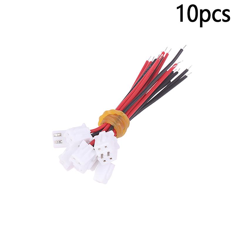10Pcs Small Mini JST 1.0/1.25/1.5/2.0/2.54/3.96mm PH 2.0mm XH 2.54mm 2 Pin Male Female Plug Jack Connector Cable Wire