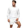 Mens Waterproof Sportswear Long Sleeve Zip Up Hooded Jacket Windbreaker Built-in Briefs Boxer Shorts Sweat Outfit