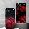 Красный Паук L-лилия Чехол для Телефона Силиконовый Мягкий Для IPhone 17 16 15 14 13 12 11 X XR Plus Pro Max Plus