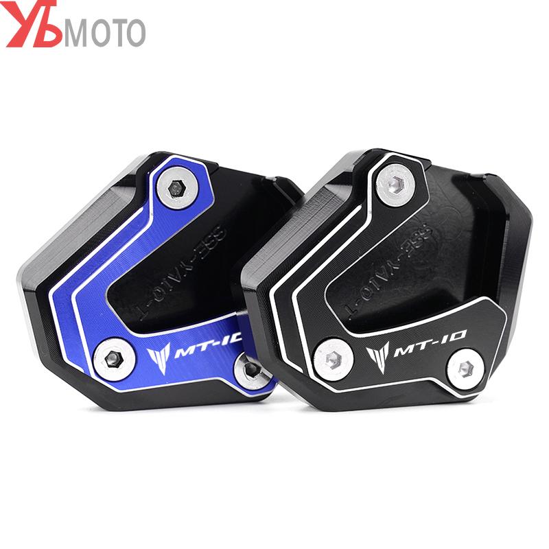 Аксессуары для мотоциклов для Yamaha MT-10 MT 10 FZ10 2016-MT10 SP 2022 2023, боковая подставка, удлинитель, поддержка