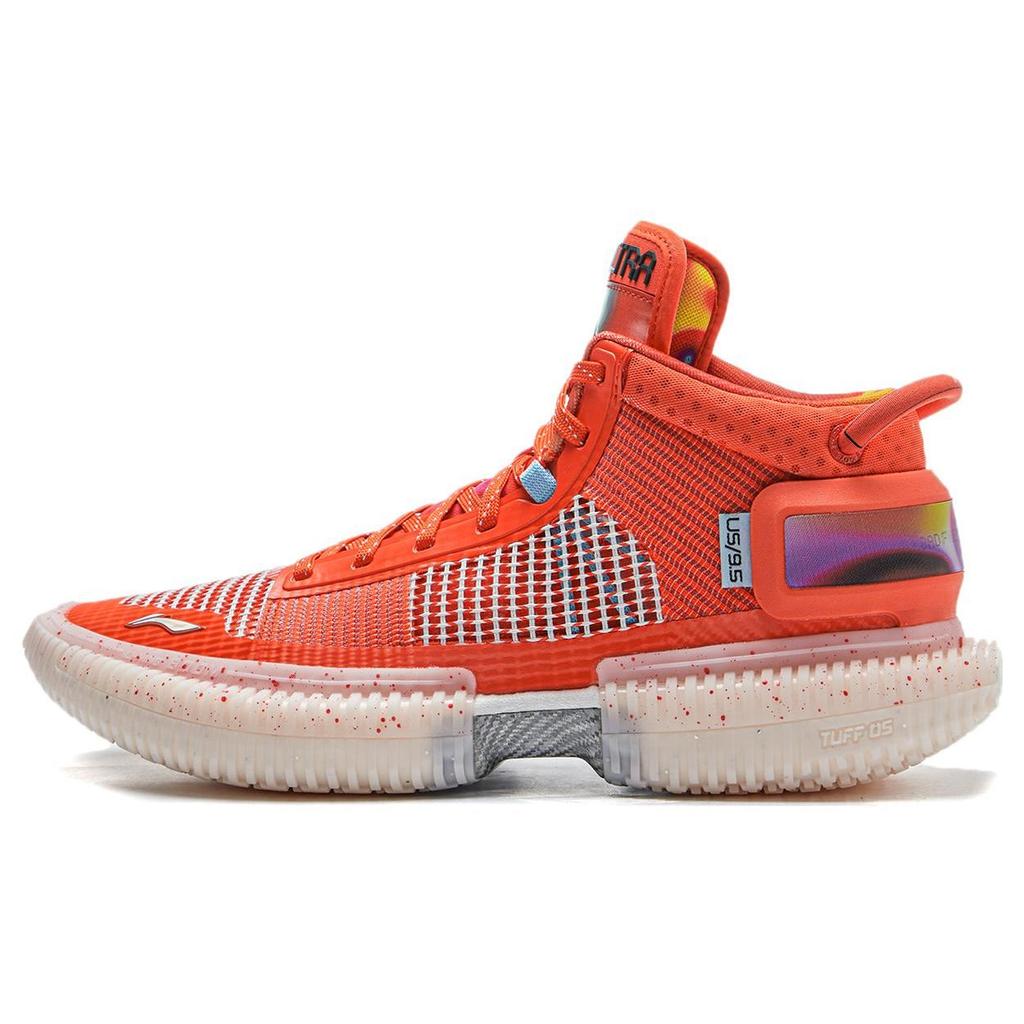 Баскетбольные кроссовки Li Ning Way Of Wade 3 Ultra Neon легкие амортизирующие нескользящие среднего размера мужские баскетбольные кроссовки ярко-баклажаново-красные ABFS011-11