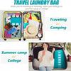 Портативный водонепроницаемый мешок для белья из ткани Оксфорд с затягивающимся шнурком для путешествий и хранения