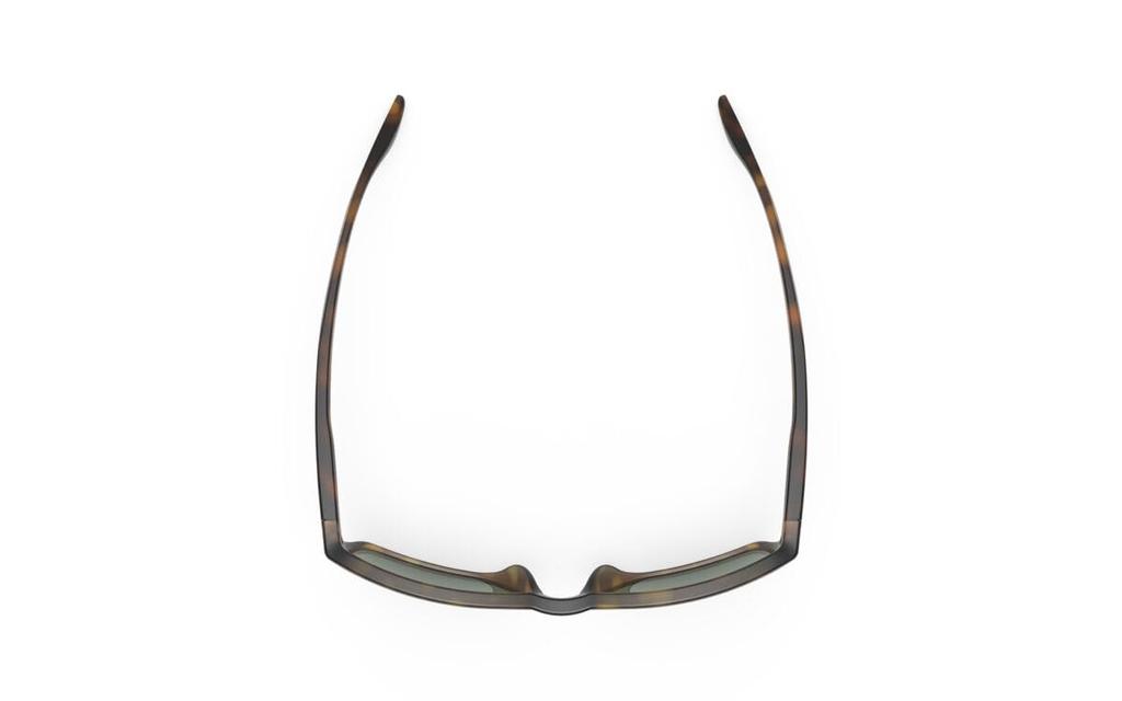 RUDYPROJECT Spinhawk Edge Demi Brown Matte Green Lens 60mm Sunglasses, Frame, Lens, SP900140-0000, Width