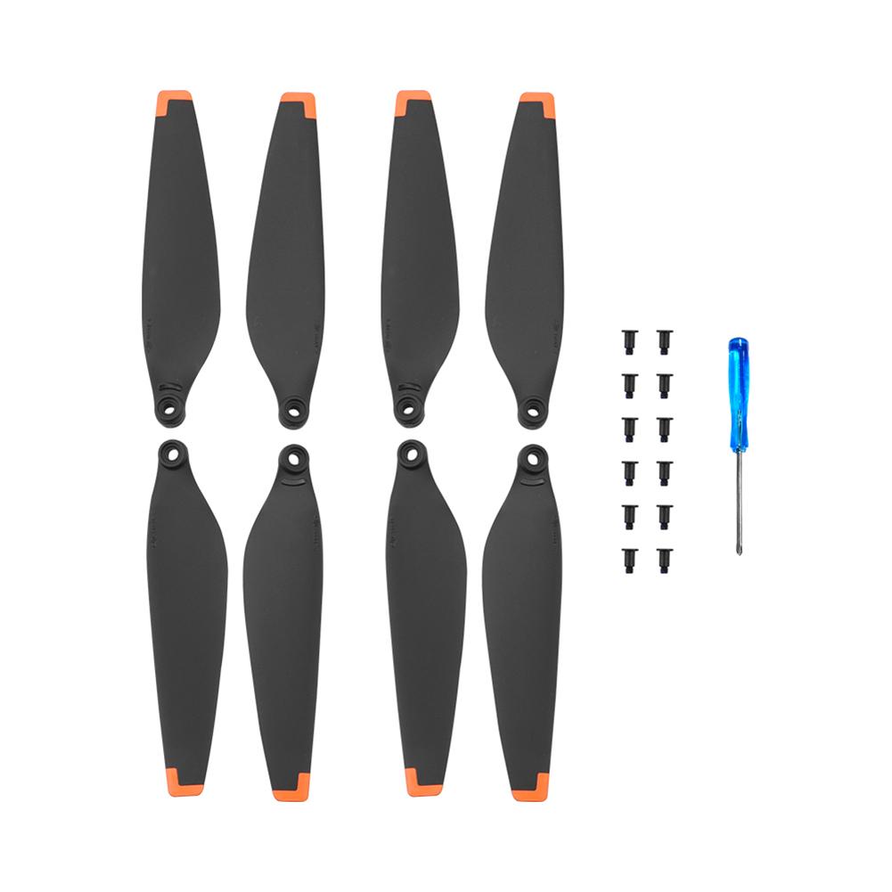 2 Pairs Drone Blades Spare Parts PC Props Blade Wing Fans Replacement with Screwdriver Screw Accessories for DJI Mini 3