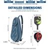 Professional Pickleball Bag Badminton Tennis Single Shoulder Large Capacity Multifunctional Outdoor Paddle Racket
