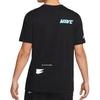 Nike Sportswear T Shirts Men's Black Crew Neck Moderate Straight Fit DM6378-010