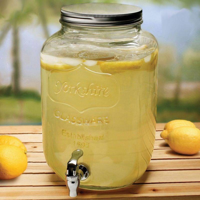 Glass jar for drinks with tap 4L ORION 125968