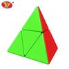 YJ Magic Cube 2x2 Пирамида Треугольная однотонная гладкая аномалия Куб Развивающая игрушка