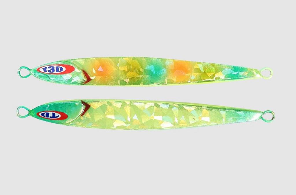 Jackall Metal Jig Anchovy Type 0 Flush Fall 80g Dragon Chartreuse (8120)
