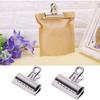 Large Metal Hinge Clips,65mm 75mm Silver Metal Bulldog Clips Paper Letter Document Ticket File for Pictures, Photos, Money