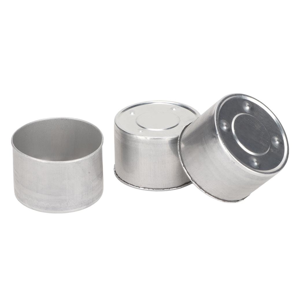 Пустая алюминиевая коробка, 100 шт., масляные лампы для ароматерапии, лампа, пустой контейнер для свечей