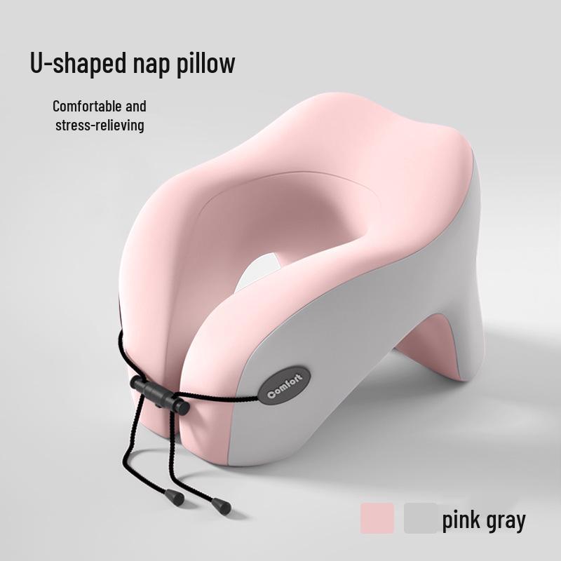 U-образная дорожная подушка из пены с эффектом памяти для поддержки шеи