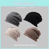 Warm Loose Fit Beanie For Women Stylish Hightop Cotton Hat In Multiple Colors
