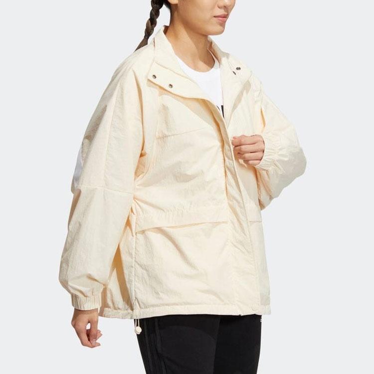 (WMNS) adidas Word Woven Jacket Asia Sizing 'White' Women's HM2805