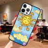 Забавный чехол для телефона с лицом Солнца и Луны для Apple iPhone 17 Air Pro Max Plus Coque для iPhone 17 Air 14 15 16 13 12 Max Cover