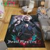 Модный Ковер с Принтом Игры D-Devil May Cry Коврик для Уличной Зоны Нескользящий Ковер Ковер для Декора Спальни Ковер для Гостиной Подарок на День Рождения