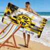 Bvb Fc Print Beach Towel, Large Soft Quick Dry Towel for Beach Camping Swimming