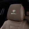 Hub Caps Leather Car Pillowcase Car Supplies Headrest Cover For Alfa Romeo 4C 159 Spider Giulia Giulietta 156 Anti Fouling Decor XGHIJ1