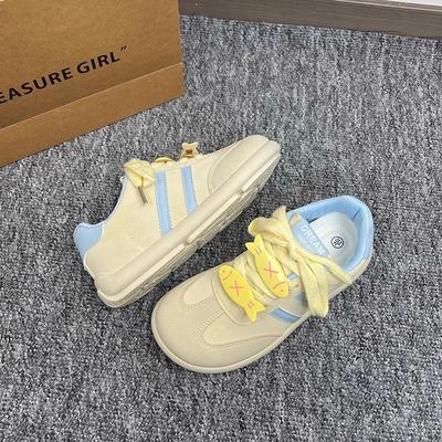 Нишевая обувь женская новая весенняя студенческая универсальная детская платформа повседневная белая обувь