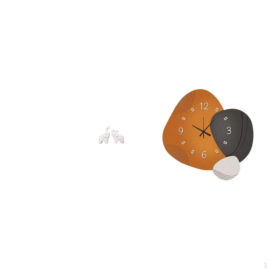 Скульптуры слонов и современный настенный clock art для декора дома, спальни, офиса, прихожей, ванной комнаты