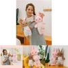 Adorable Plush Rabbit Doll For Kids And Adults Soft Comforting Hugging Pillow