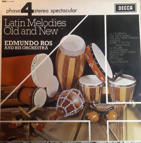 LP Запись EDMUNDO ROS & HIS ORCHESTRA - Латинские мелодии старые и новые PFS4079 Decca 1965 UK Джаз Б/у
